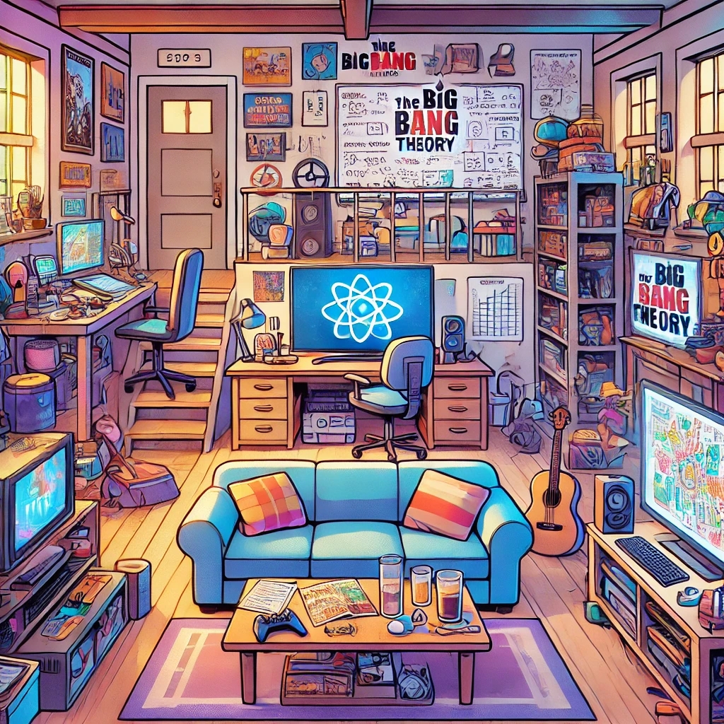 미국 드라마 '빅뱅 이론' 시즌 5 연상시키는 이미지