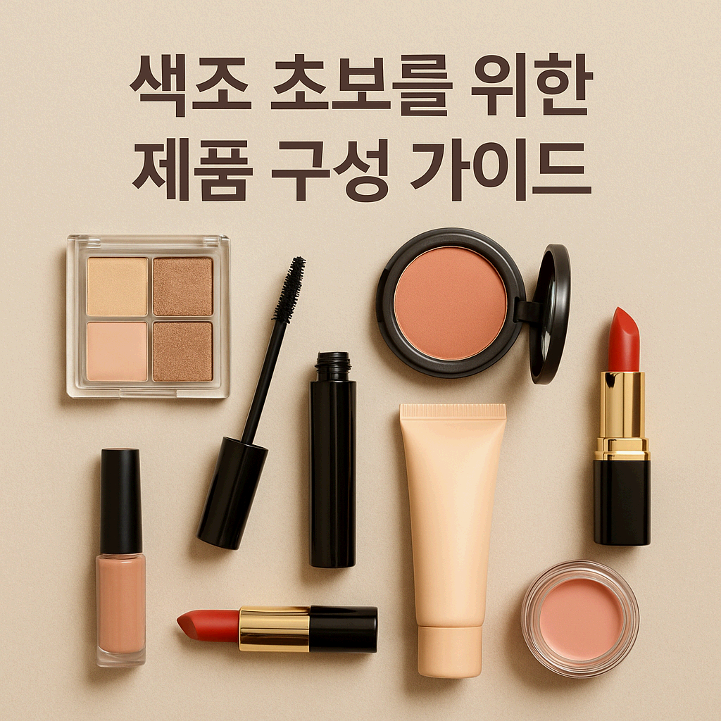 색조 초보를 위한 제품 구성 가이드