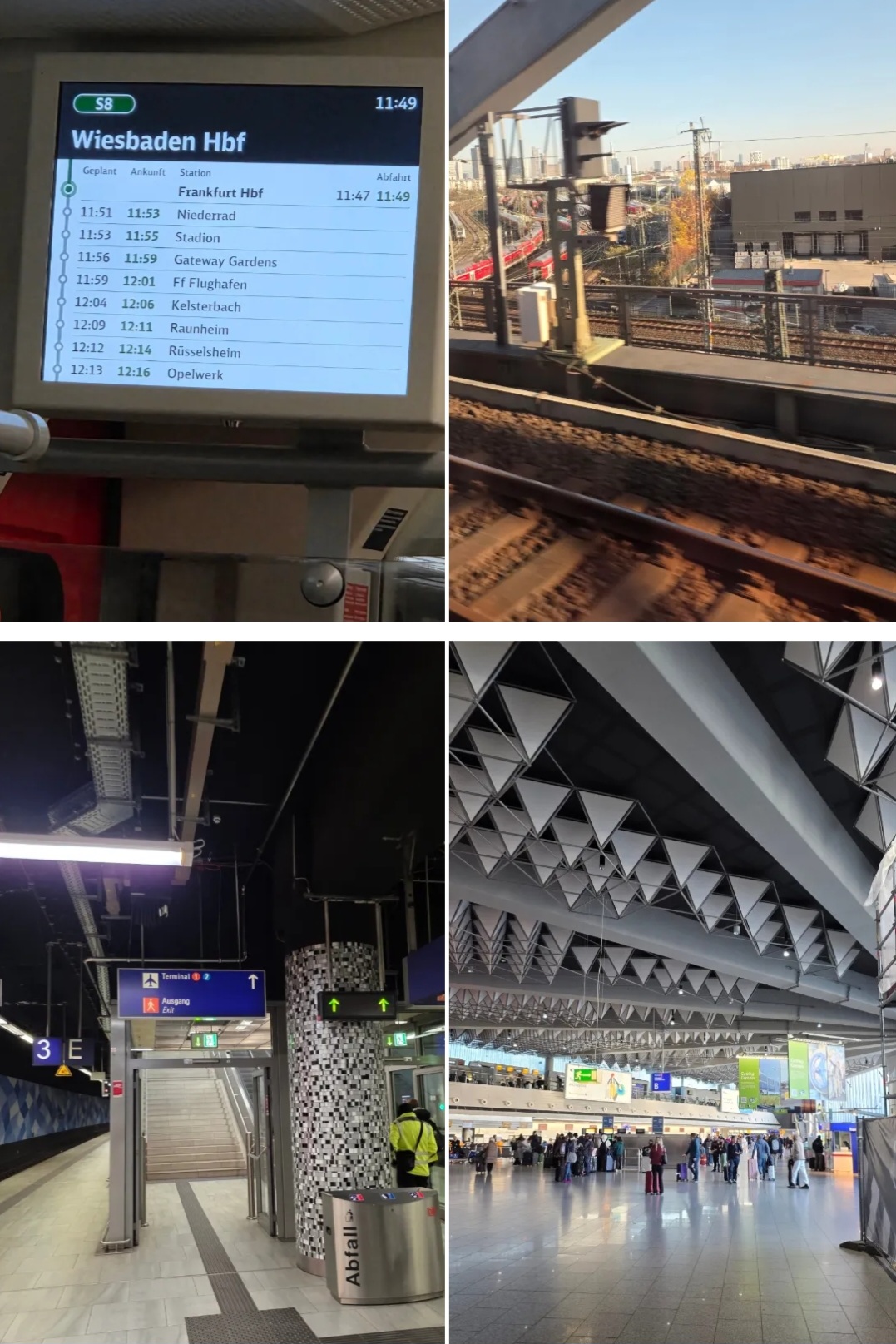 프랑크푸르트 중앙역에서 메세 박람회장 및 공항 가는 법 (S-Bahn 티켓 구매/탑승)