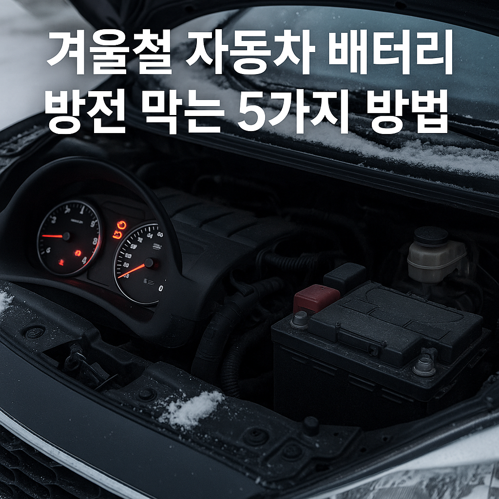 겨울철 자동차 배터리 관리