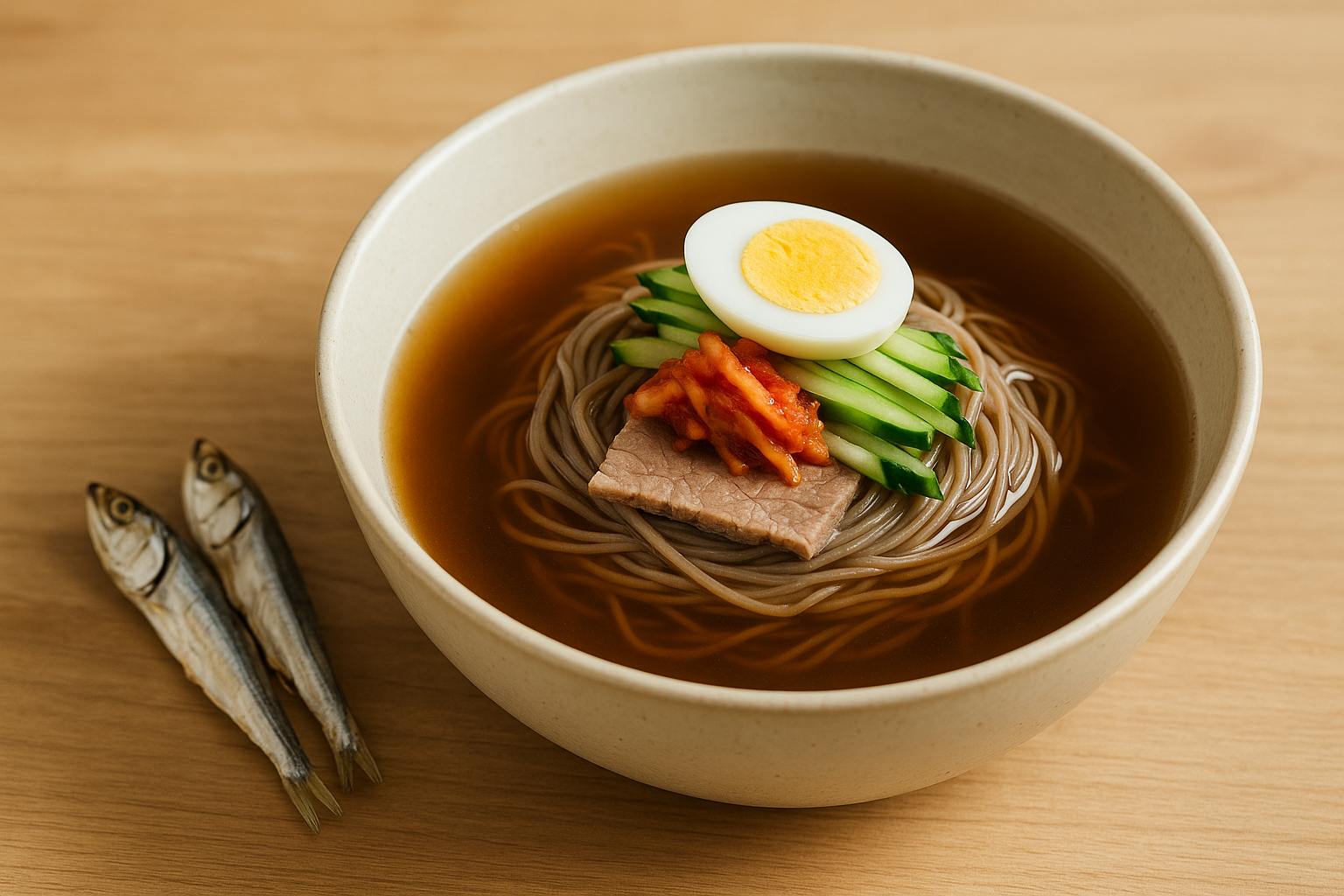 멸치 냉면 육수 레시피