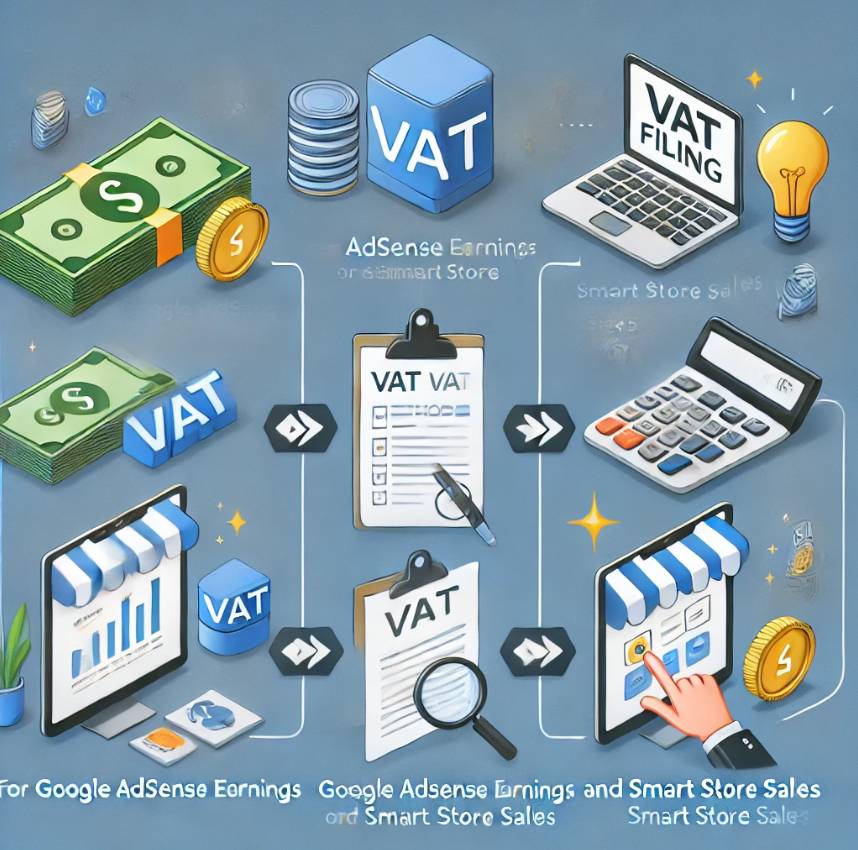 간이사업자, 개인사업자 부가세 신고 방법 (2025)