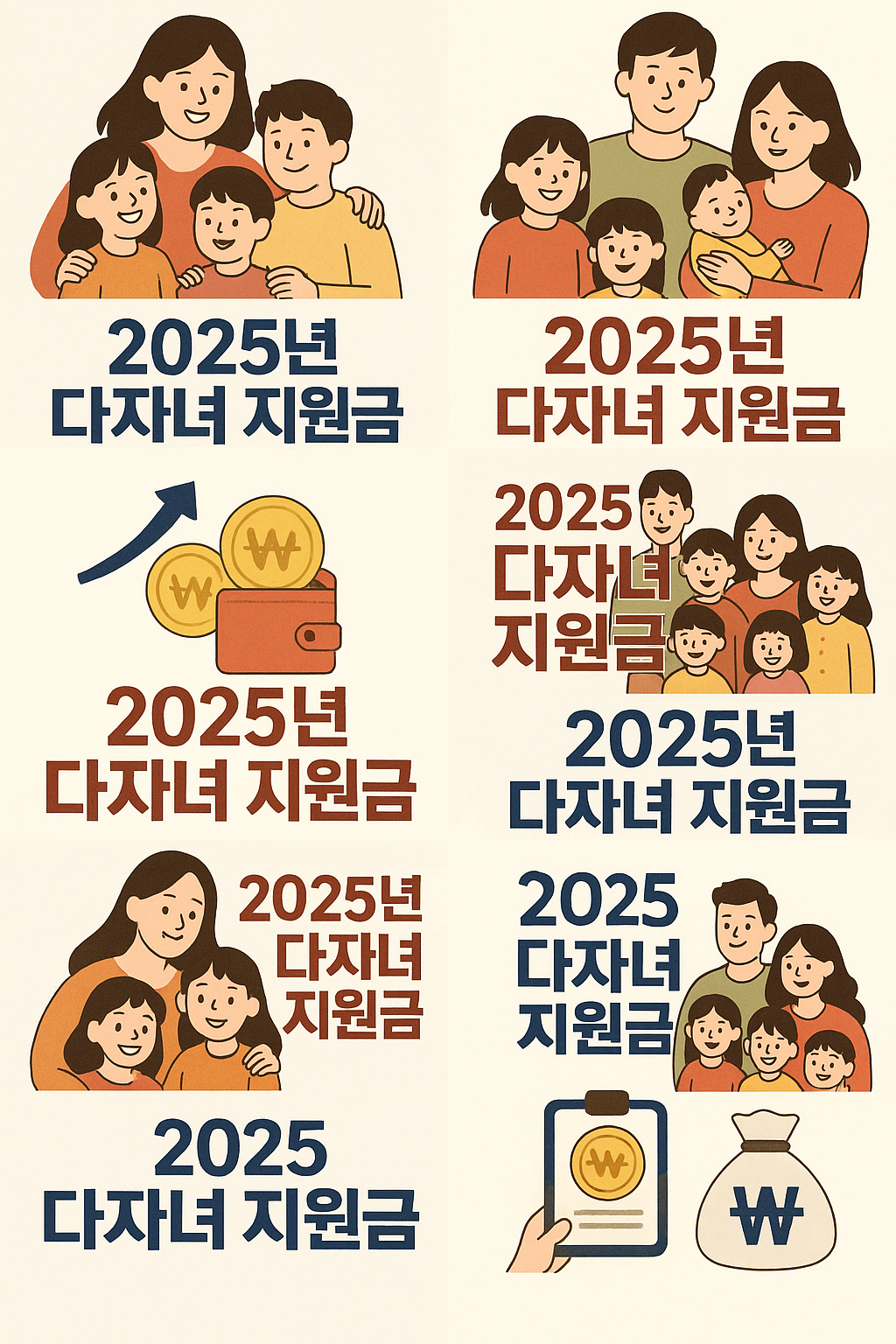 다자녀 지원금에 대한 이미지.