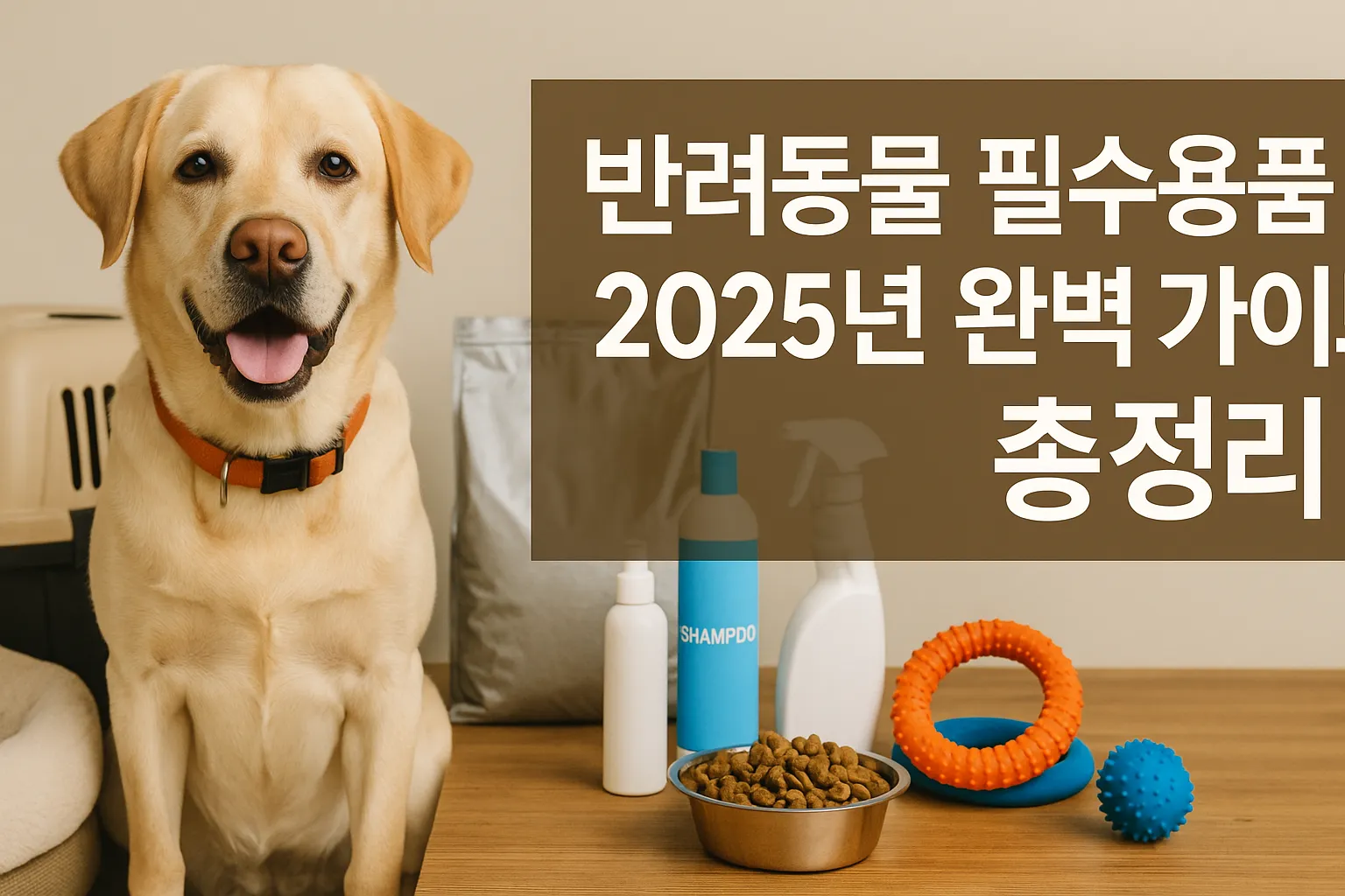 반려동물 필수용품 2025년 완벽 가이드 총정리