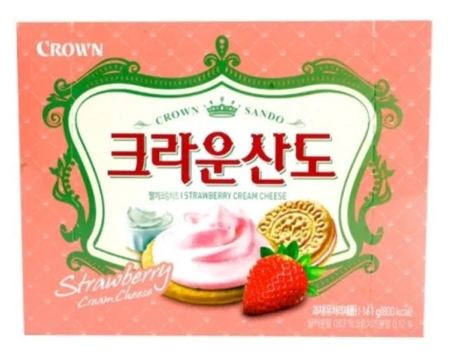 칼로리 낮은 과자
크라운산도