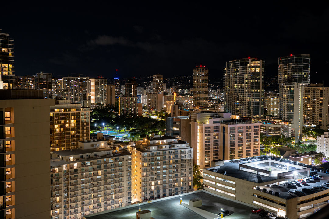 하와이 쉐라톤 와이키키 야경