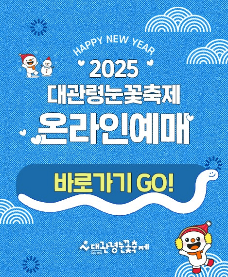 2025 대관령눈꽃축제 온라인 예매
