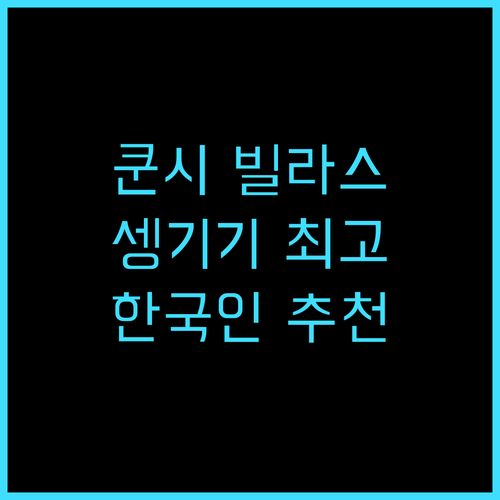쿤시 빌라스 호텔 추천 후기 셍기기 ..
