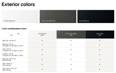 2023 싼타페 색상