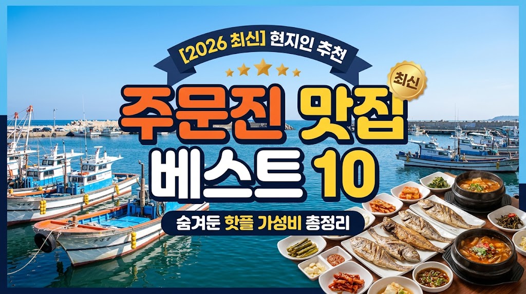 주문진 맛집 베스트10