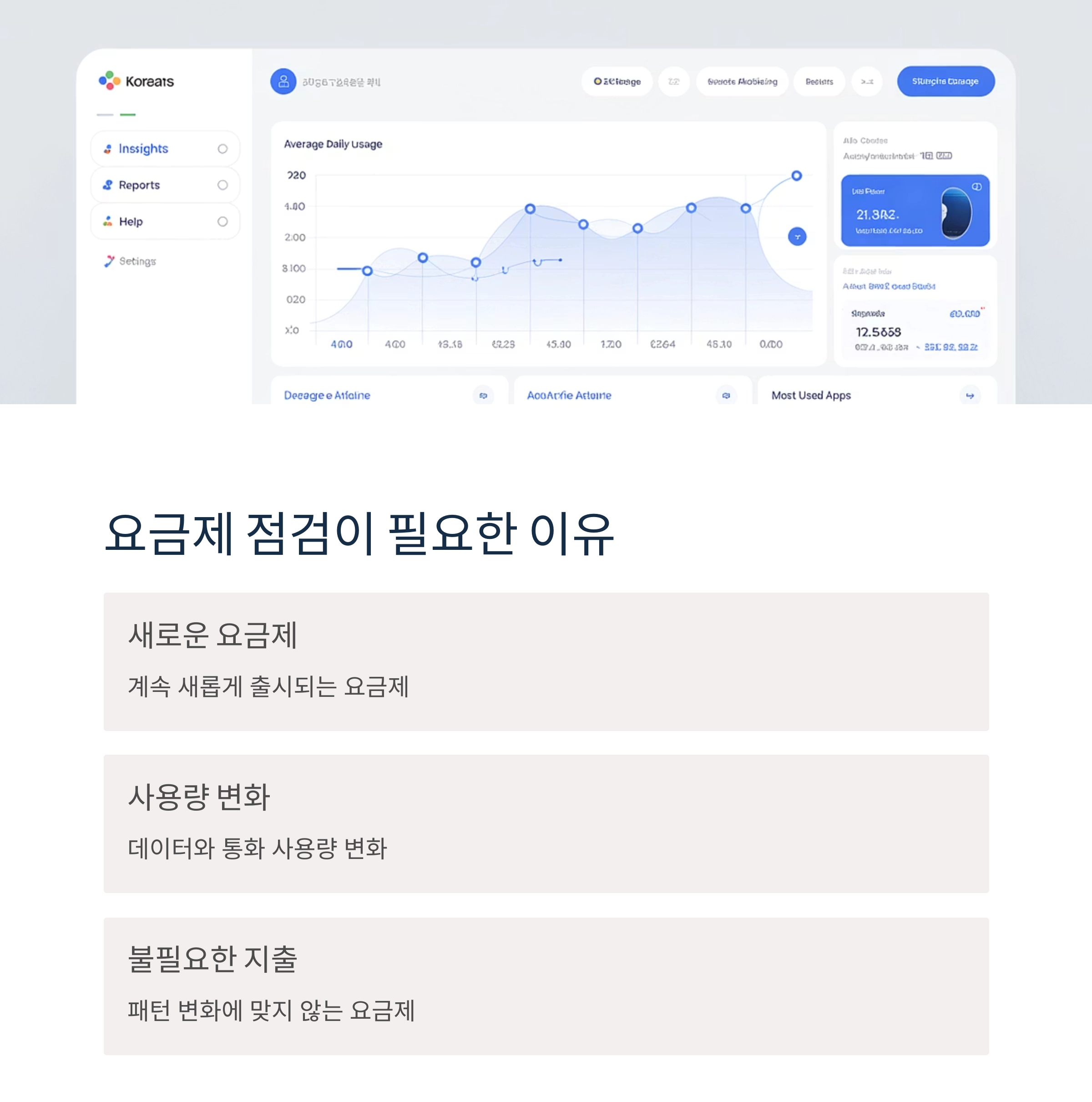 통신비 절약의 핵심 전략 : 요금제는 매년 점검하세요