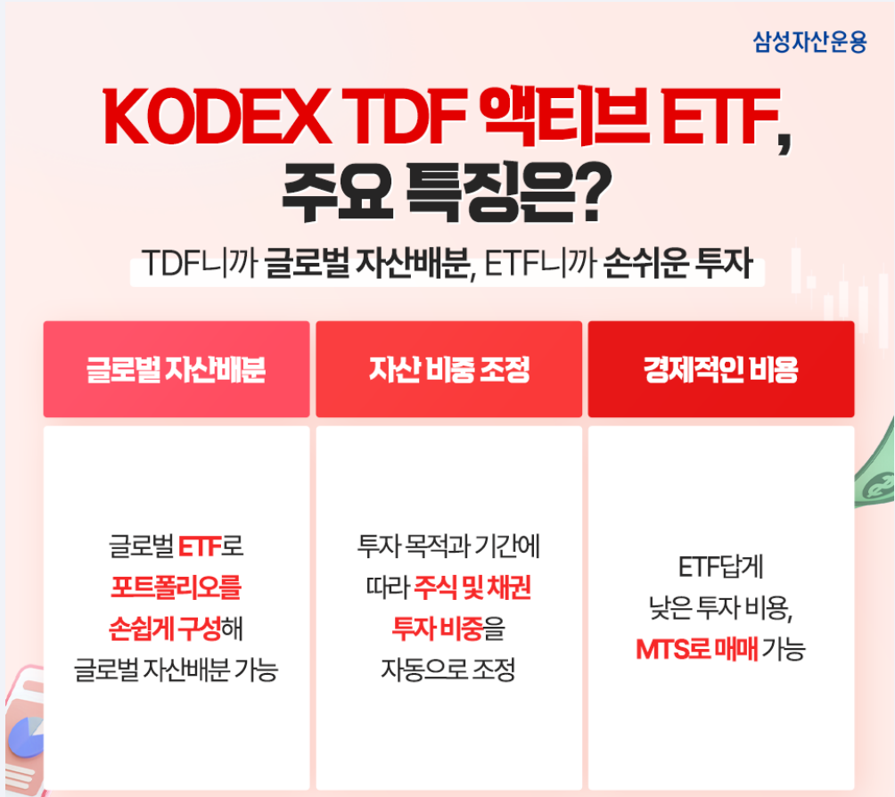 TDF 액티브 ETF 3종 비교 추천