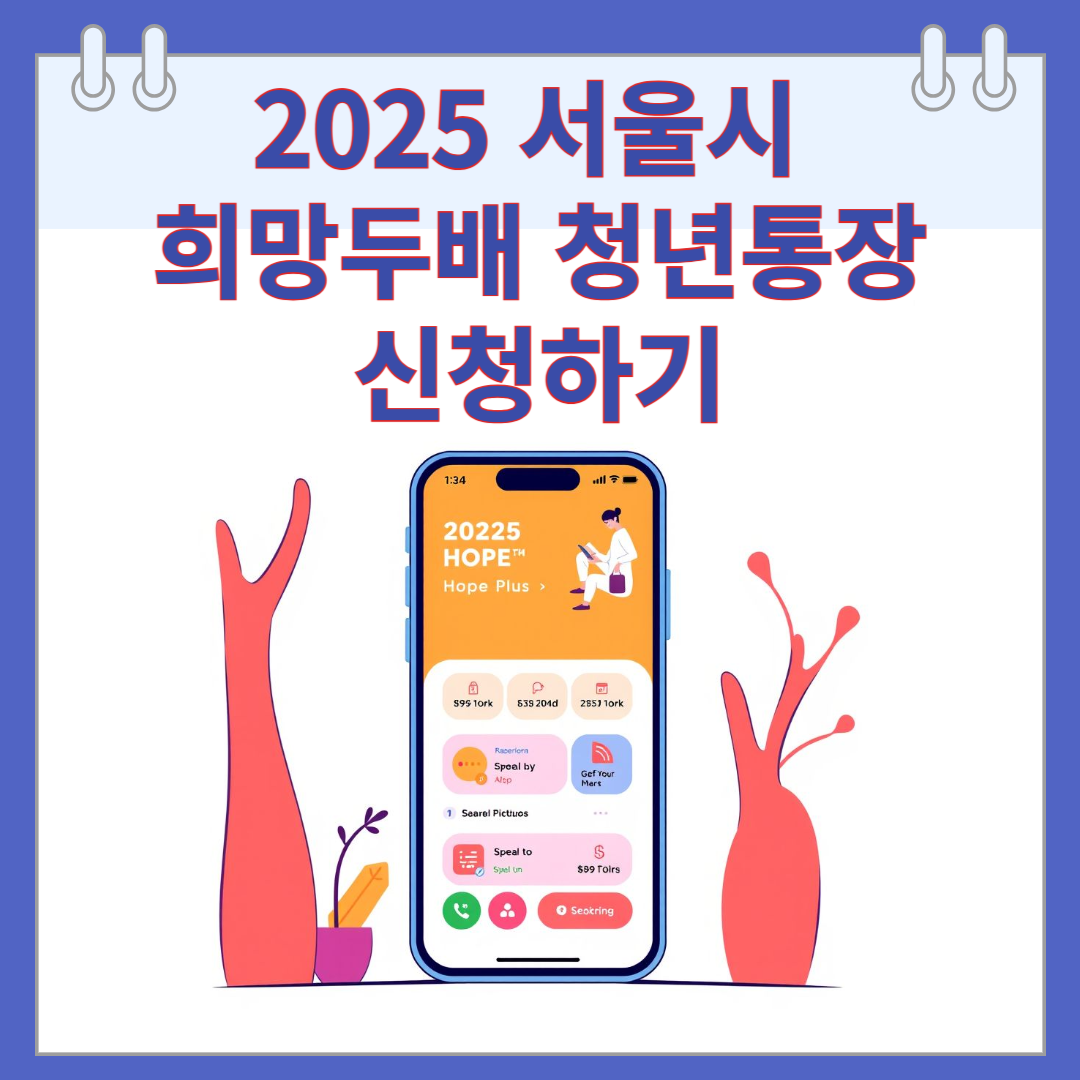 2025 서울시 희망두배 청년통장 신청하기