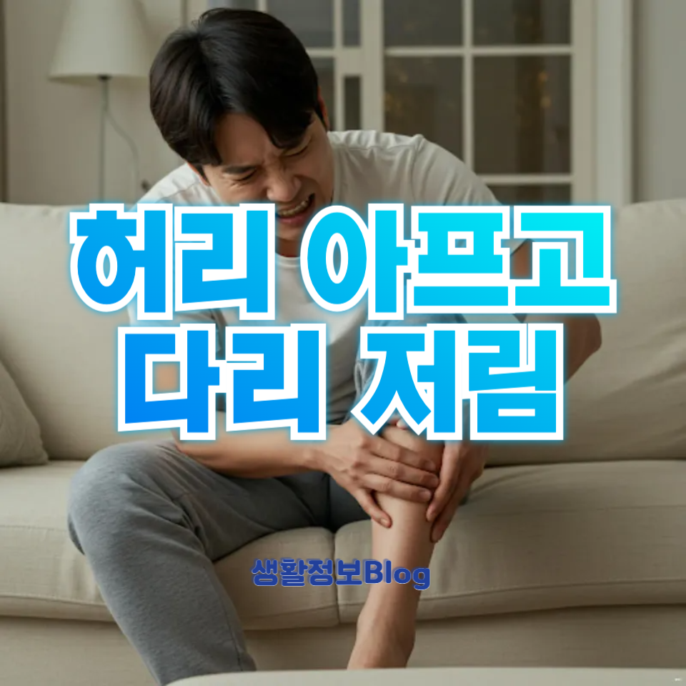 허리 아프고 다리 저림