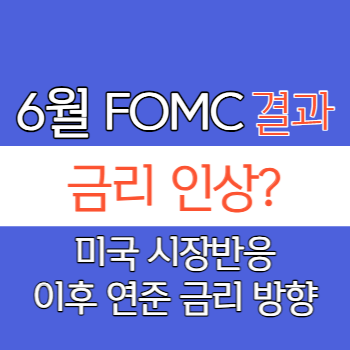 6월 FOMC 인상