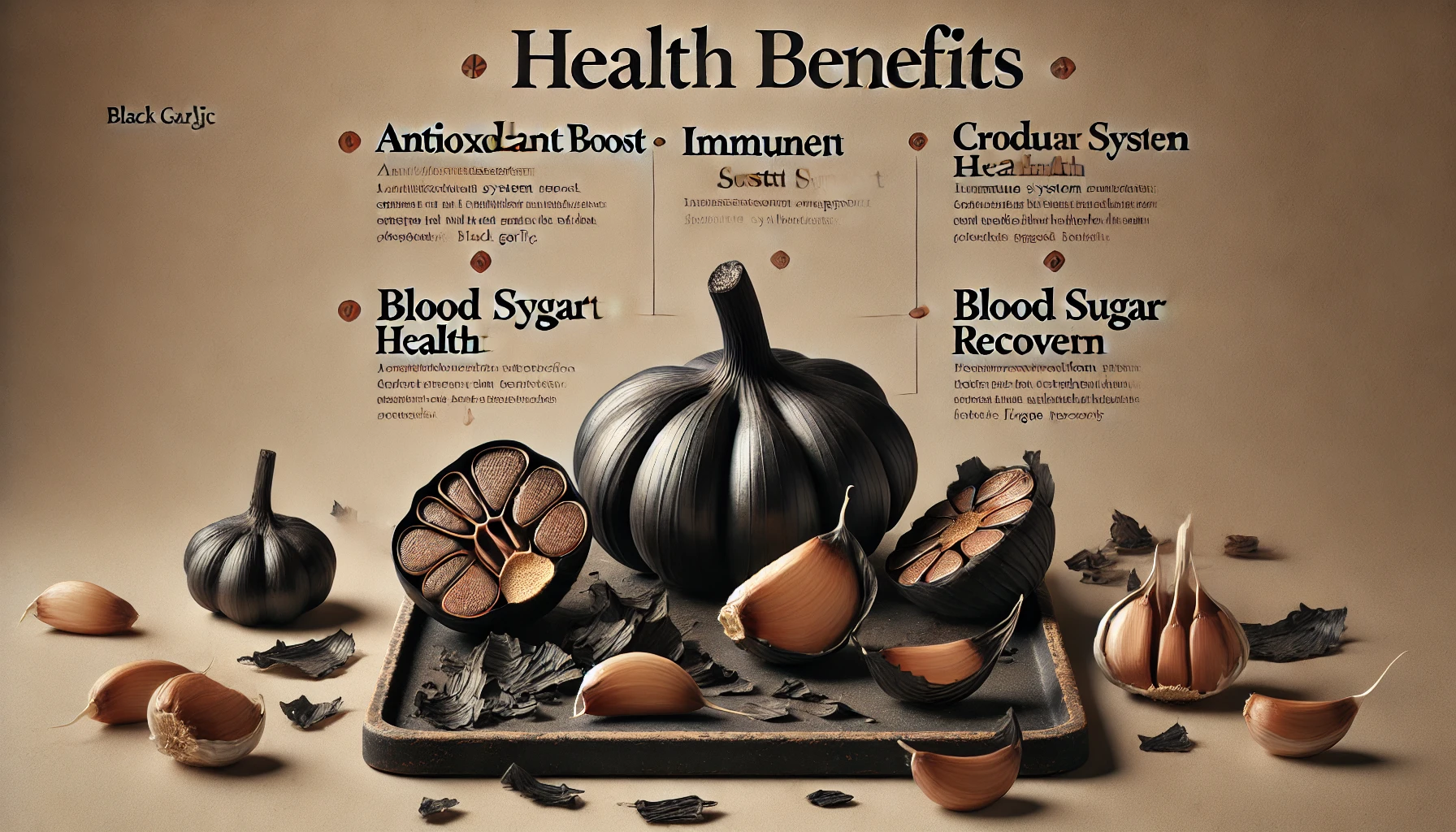 검은 마늘의 주요 효능