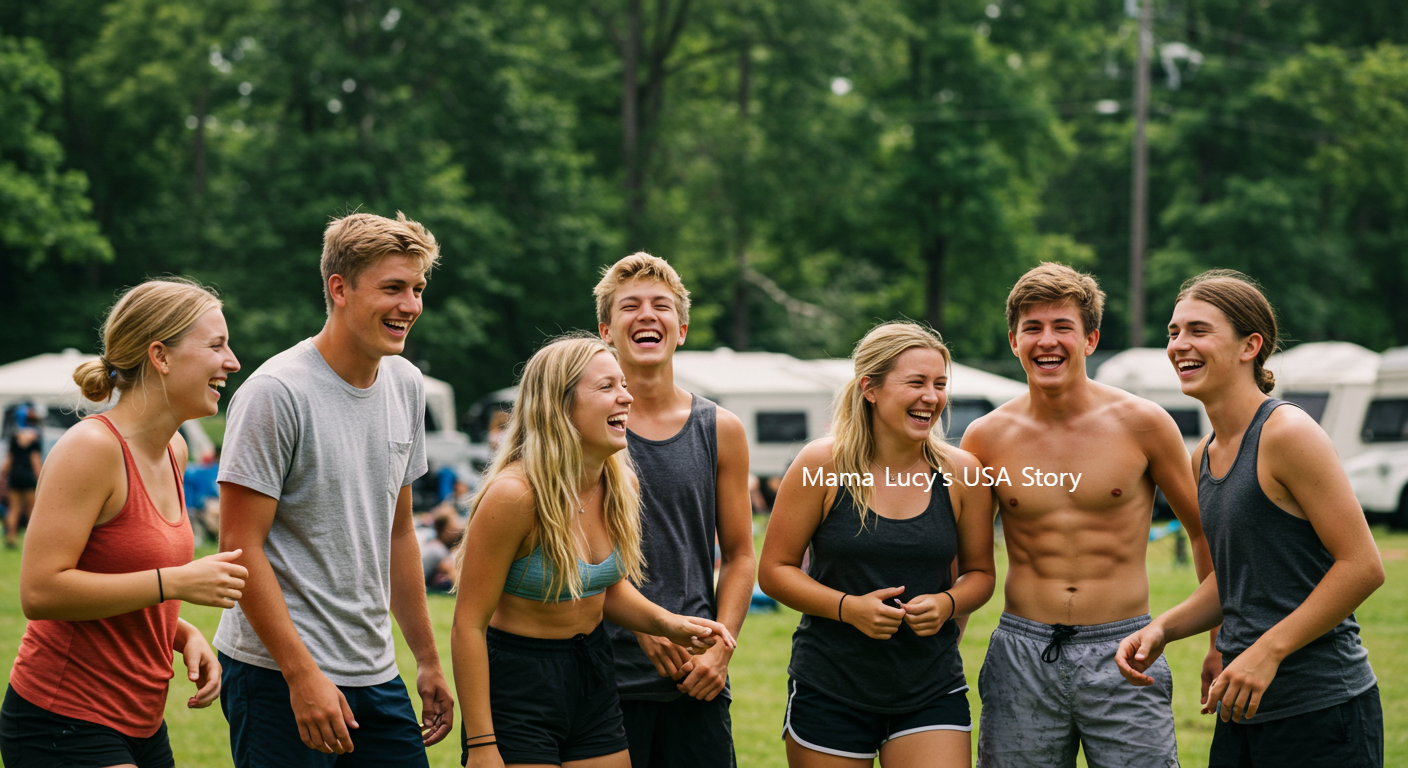 미국고등학생아이들