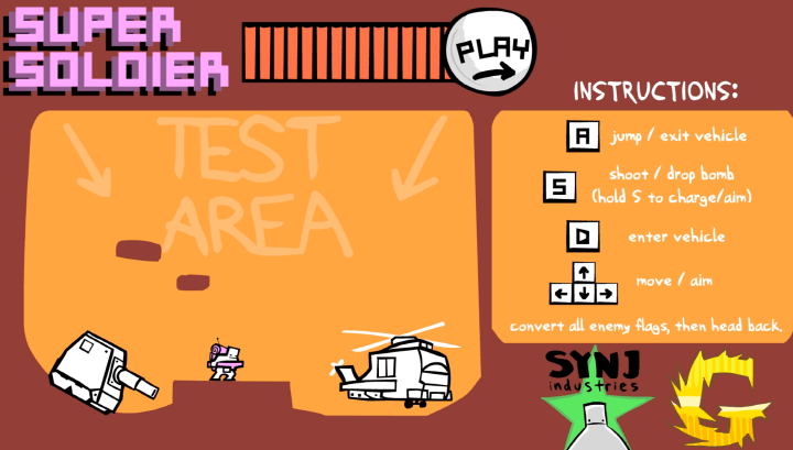 아빠와나-군인편-플래시게임-메인-화면