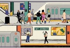 복잡한-지하-전철