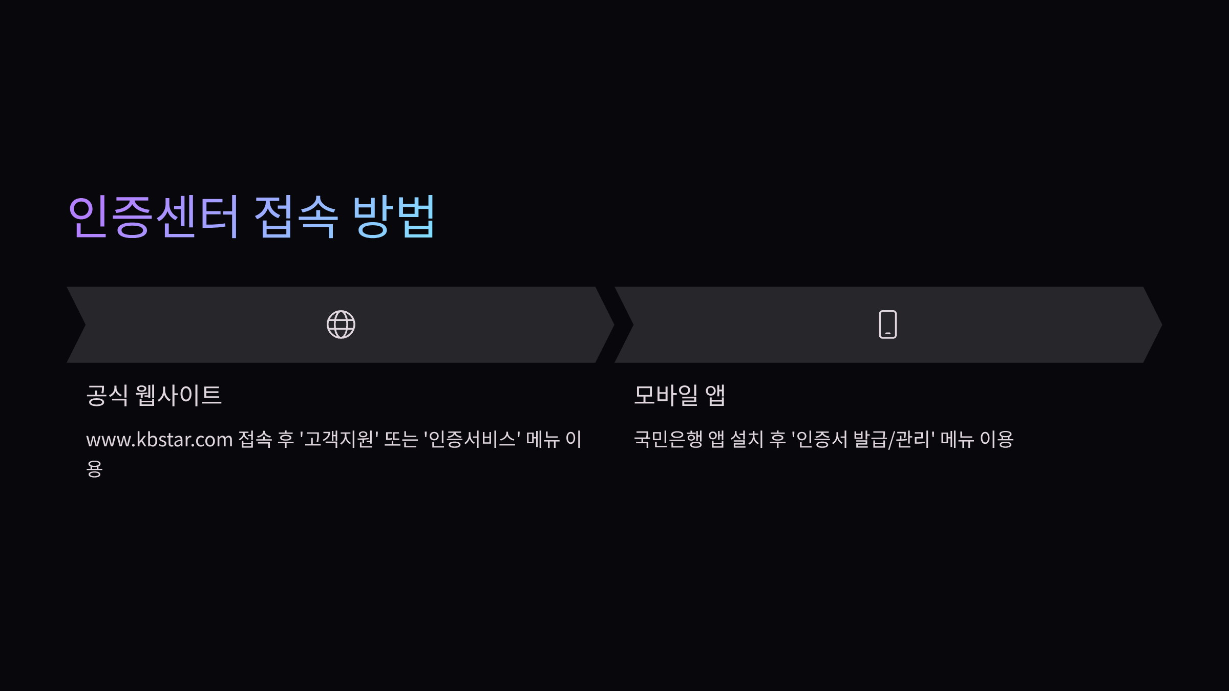 인증센터-접속