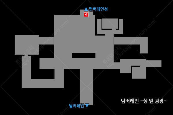 팀버레인 성 앞 광장 이미지