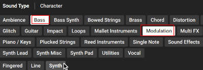 하위 유형 태그를 클릭