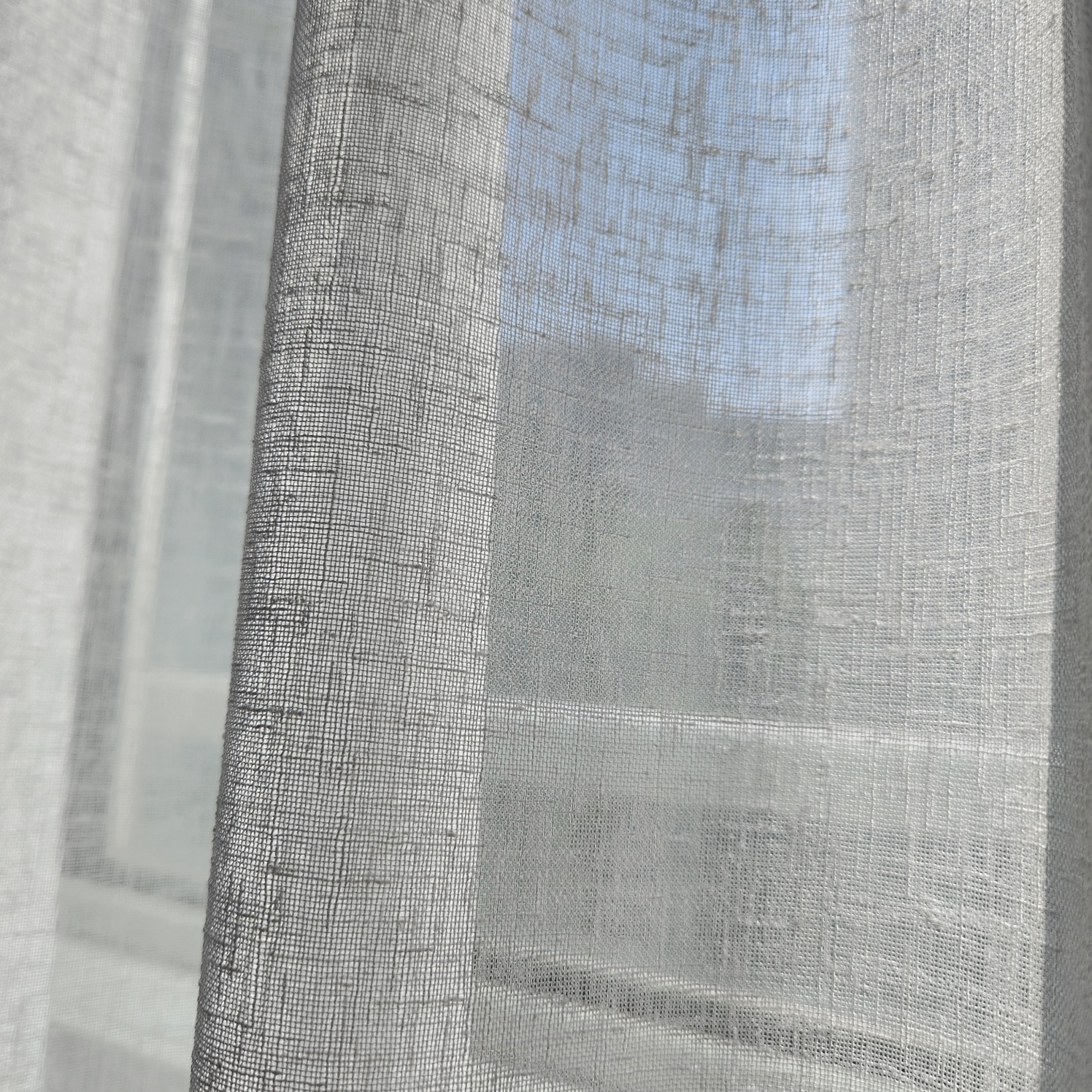 적당한 비침 린넨커튼