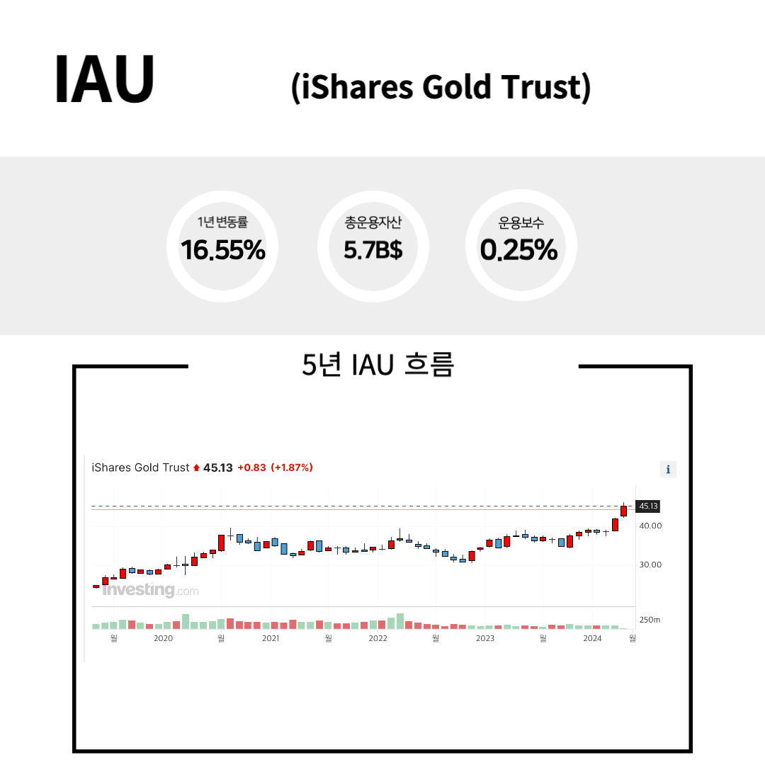 IAU ETF 설명