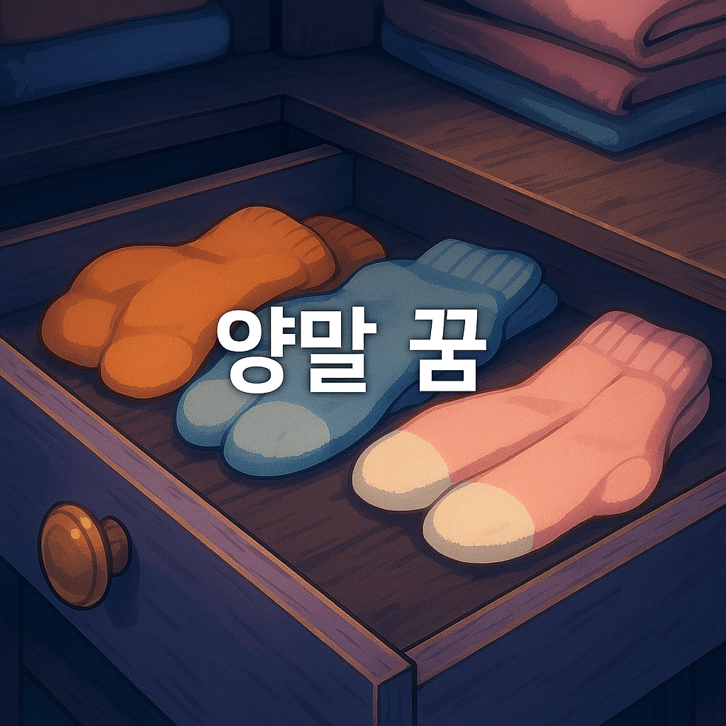 양말 꿈 해몽