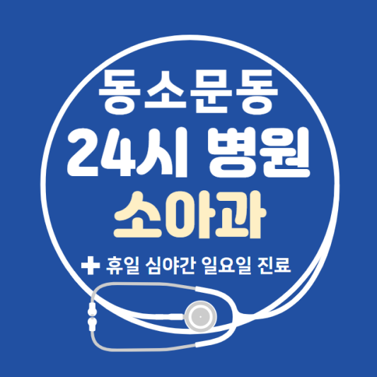성북구-동소문동-24시간-병원-소아과-토요일-야간-일요일-진료-당직병원-찾기