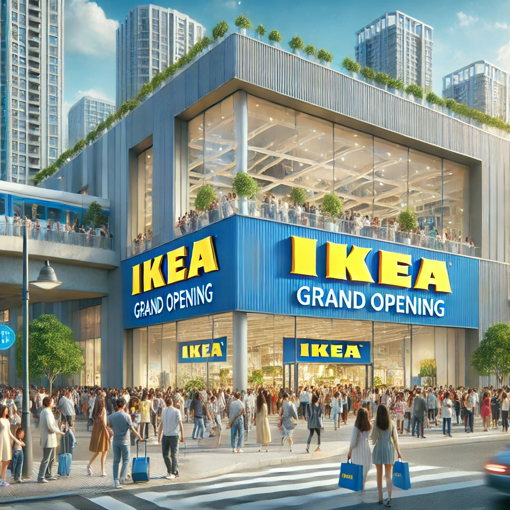 이케아 강동점 오픈을 기념하는 멋진 이미지