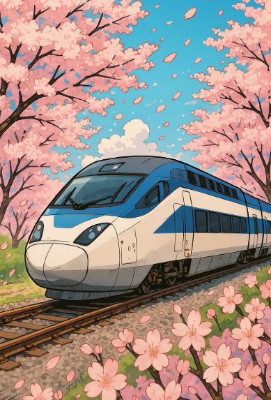 SRT 벚꽃 이미지