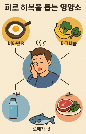 피로 회복을 돕는 음식 사진