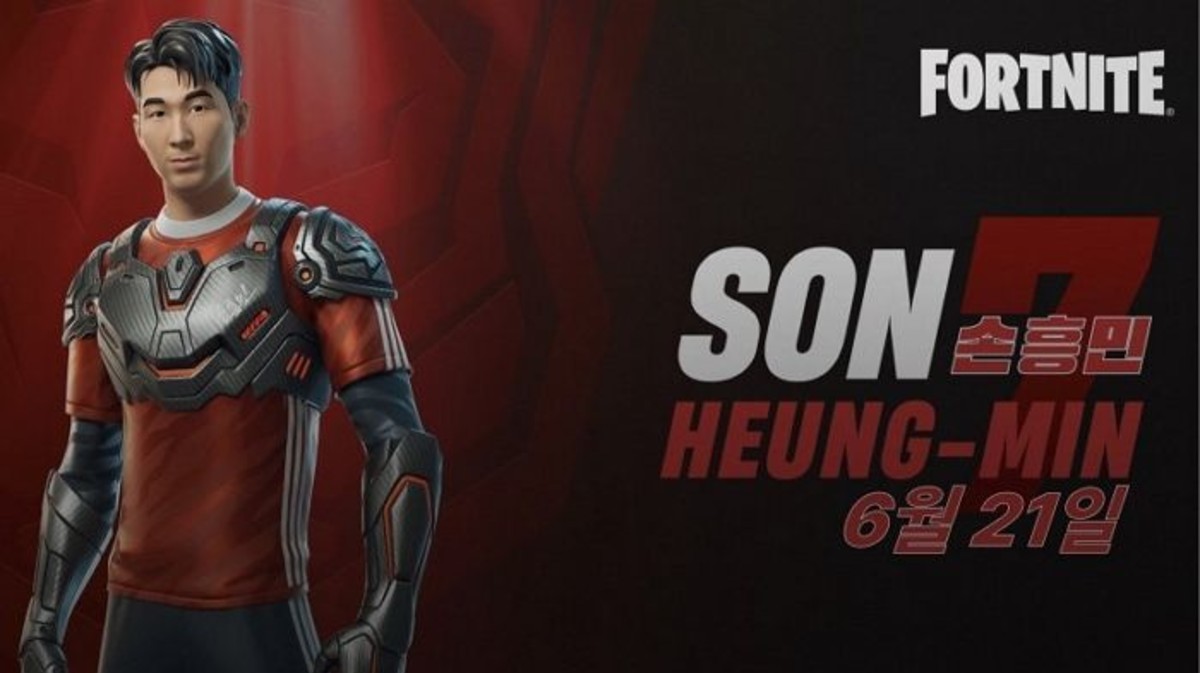 손흥민, 포트나이트 캐릭터