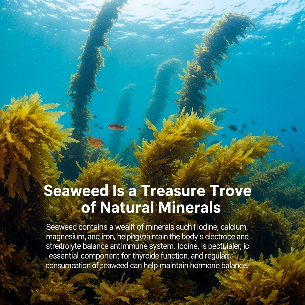 해조류는 천연 미네랄의 보고입니다