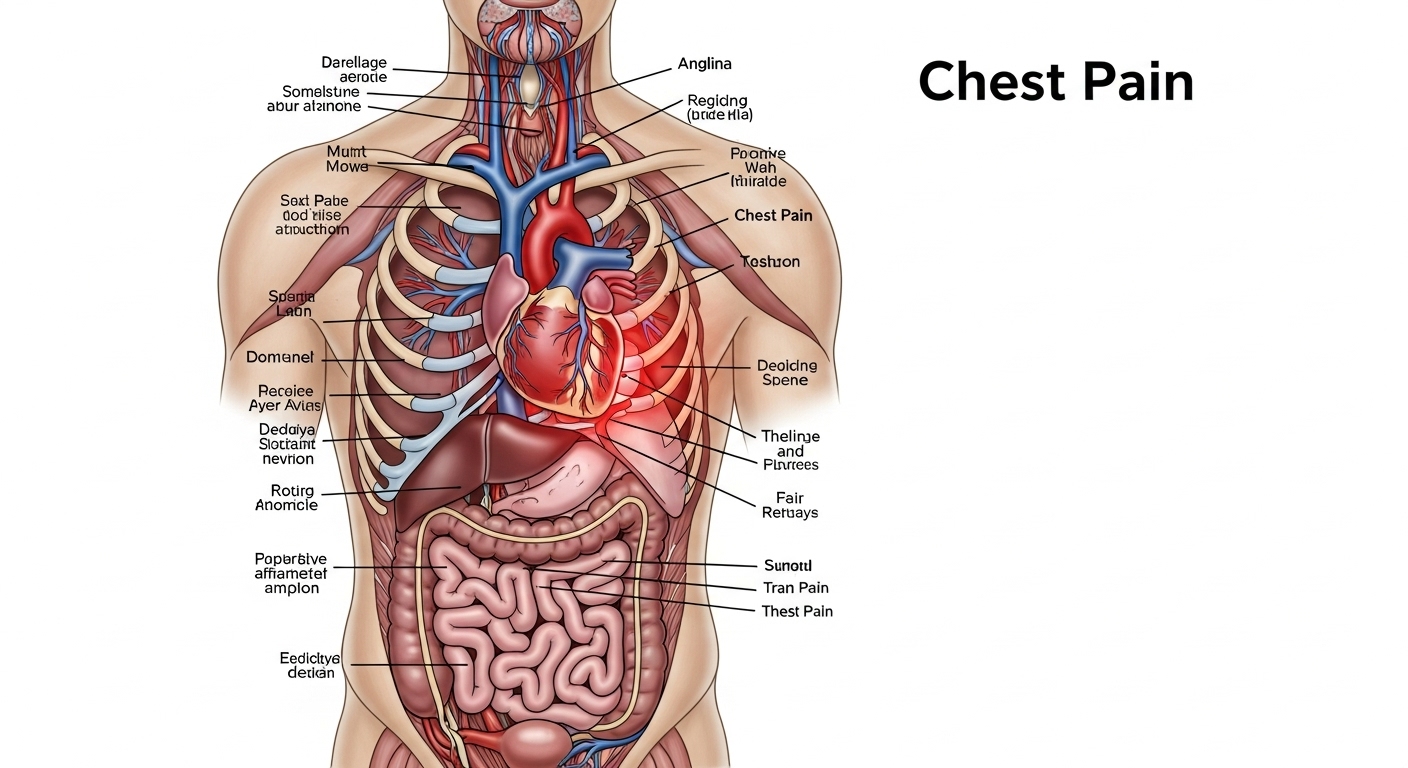가슴통증, 심장통증, 내과진료, 심장내과, 늑간신경통, 역류성식도염, 공황장애, 근육통, 통증진료과, 가슴검사