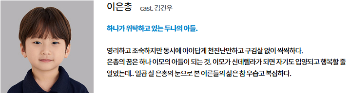 신데렐라 게임 등장인물 출연 줄거리
