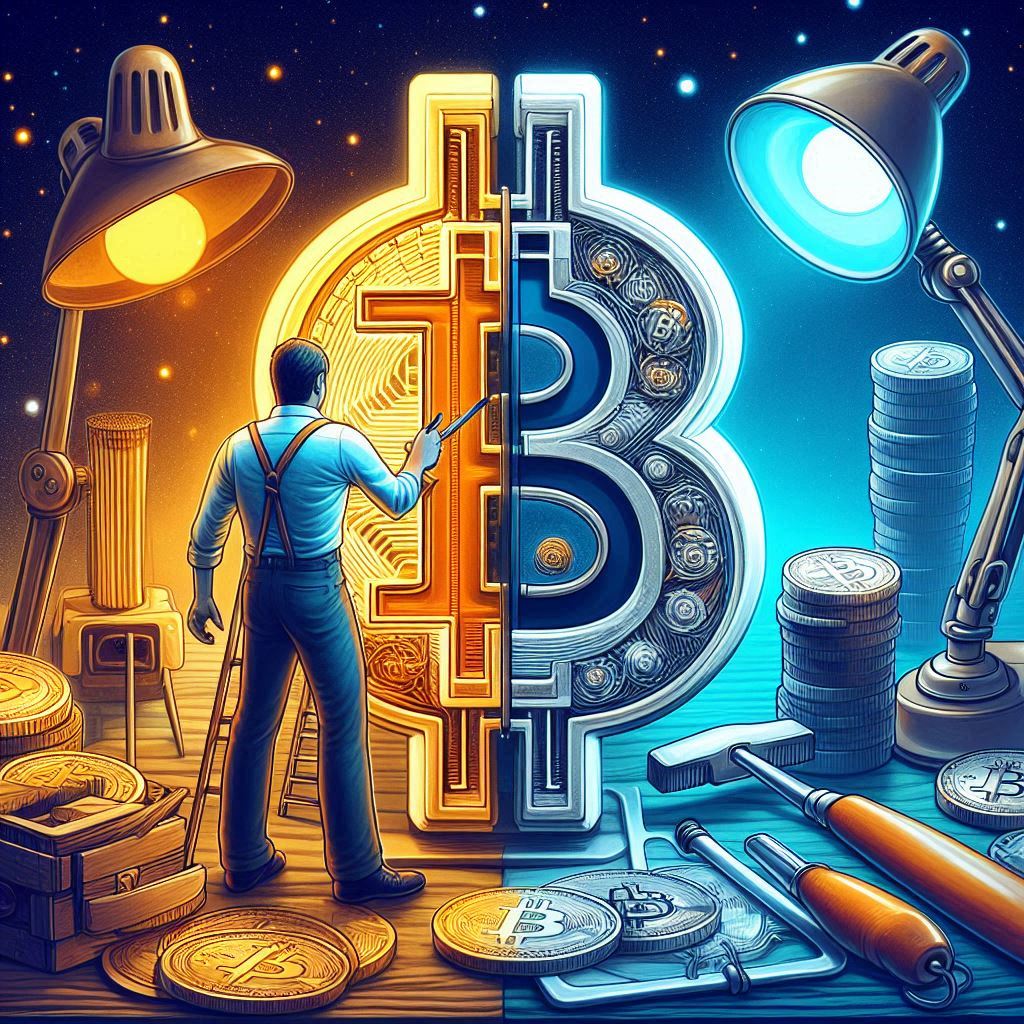 이 사진은 가상 화폐인 비트 코인 관련 AI로 만든 이미지 입니다.