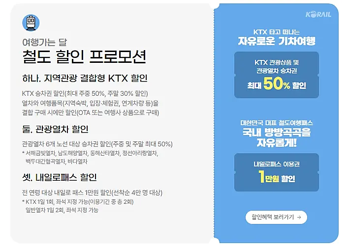 철도할인프로모션