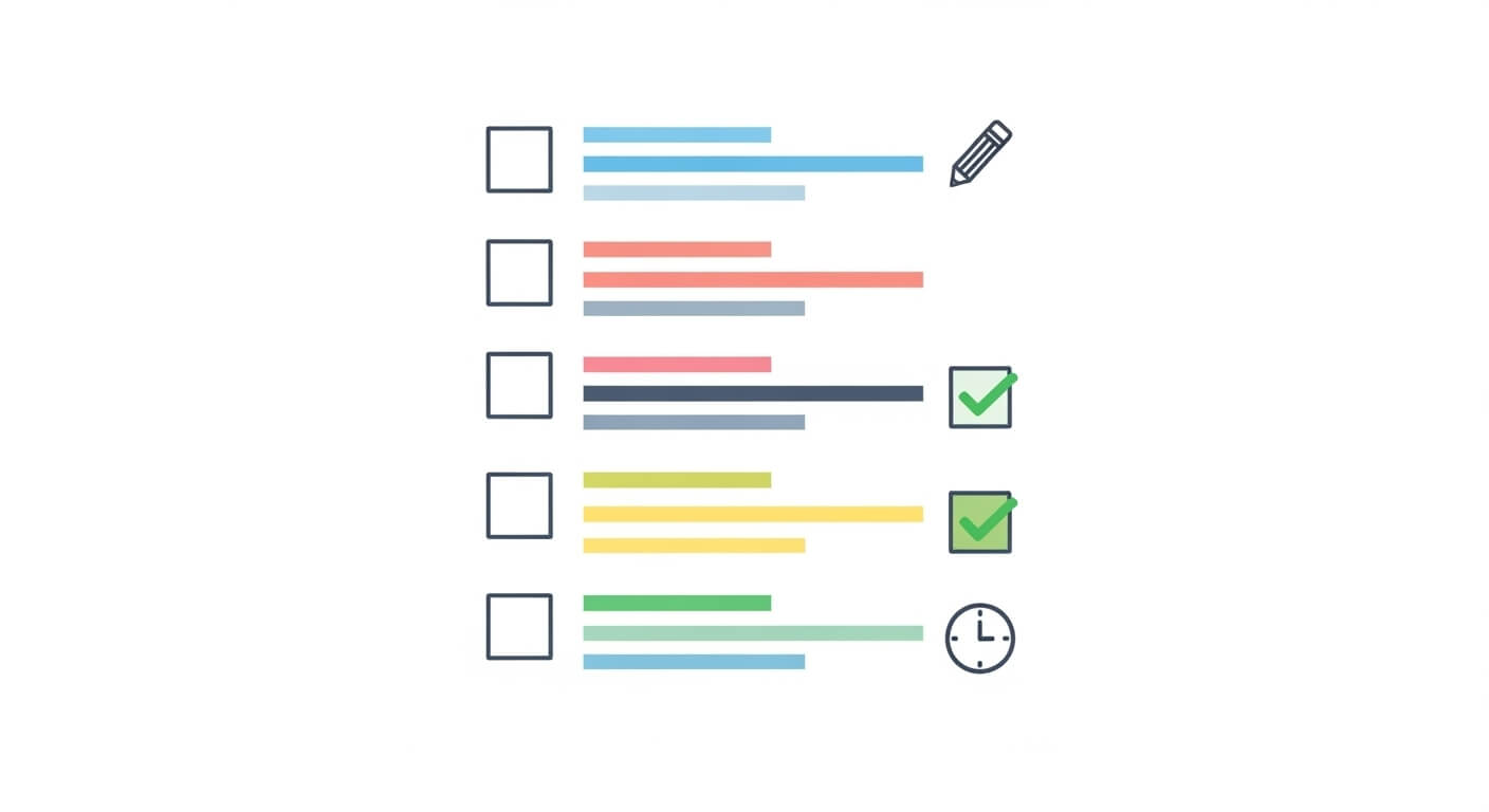 투두리스트: 우선순위와 성취감 중심