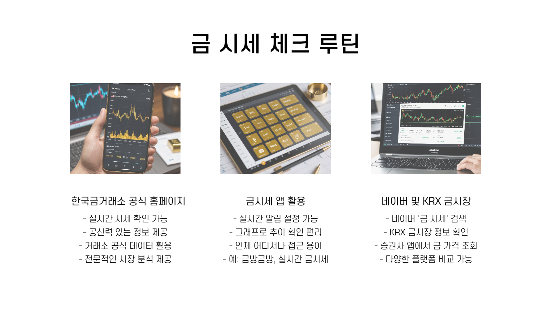 오늘의 금값시세