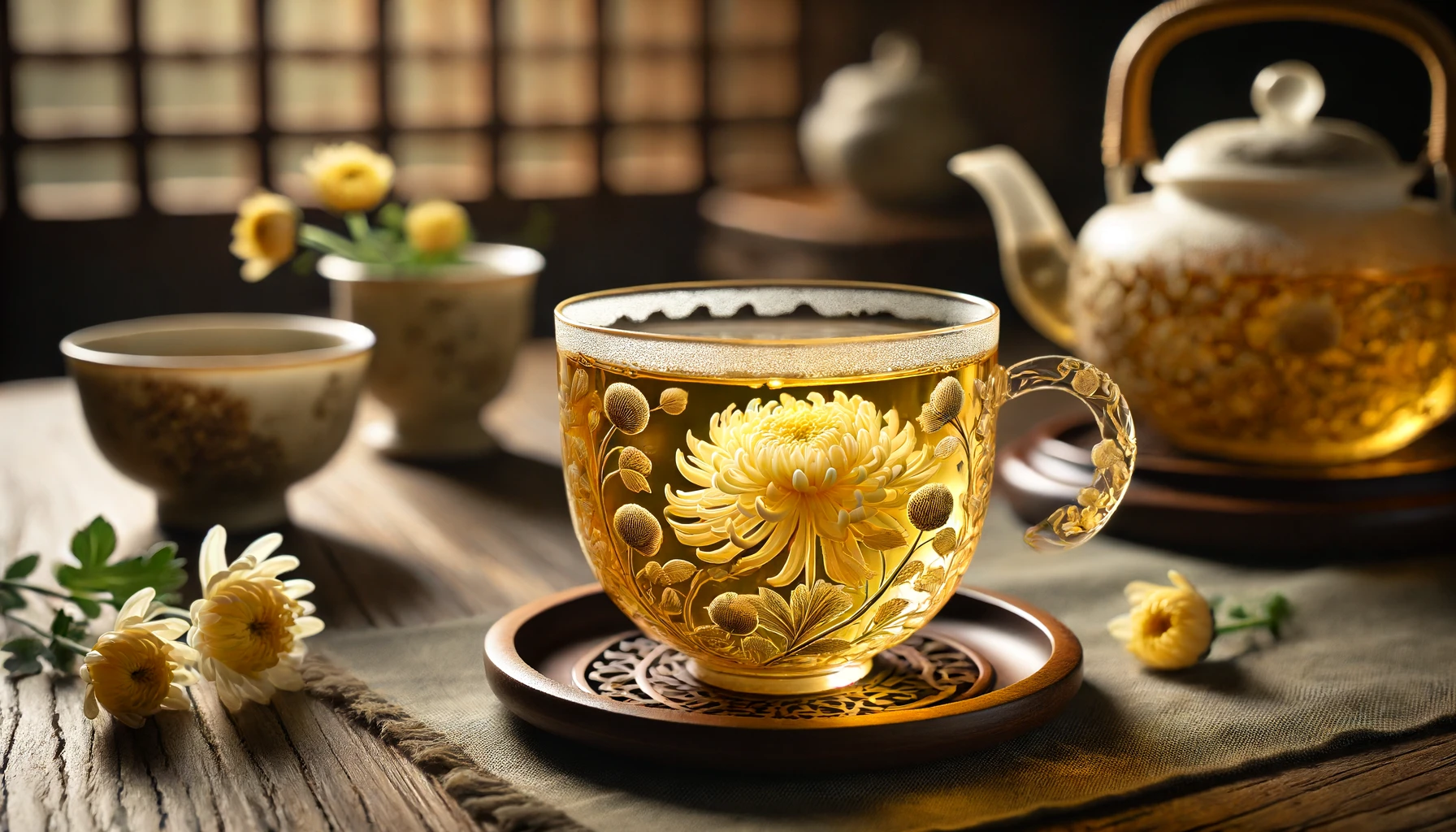 국화차