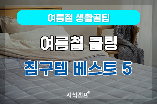 여름철 쿨링 침구템 베스트5 썸네일