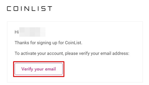 Verify your email 이라고 쓰인 이메일이 날라왔음