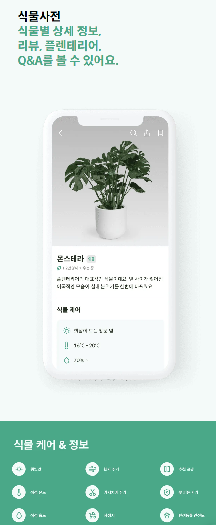 그루우 앱 식물사전
