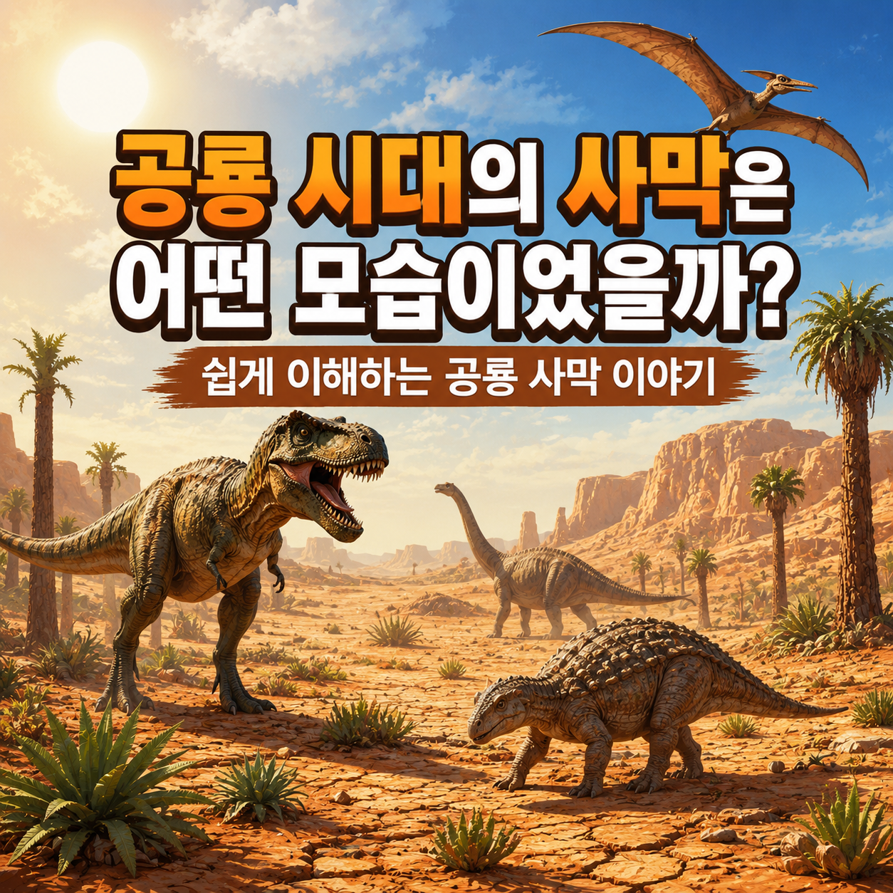 공룡 시대의 사막