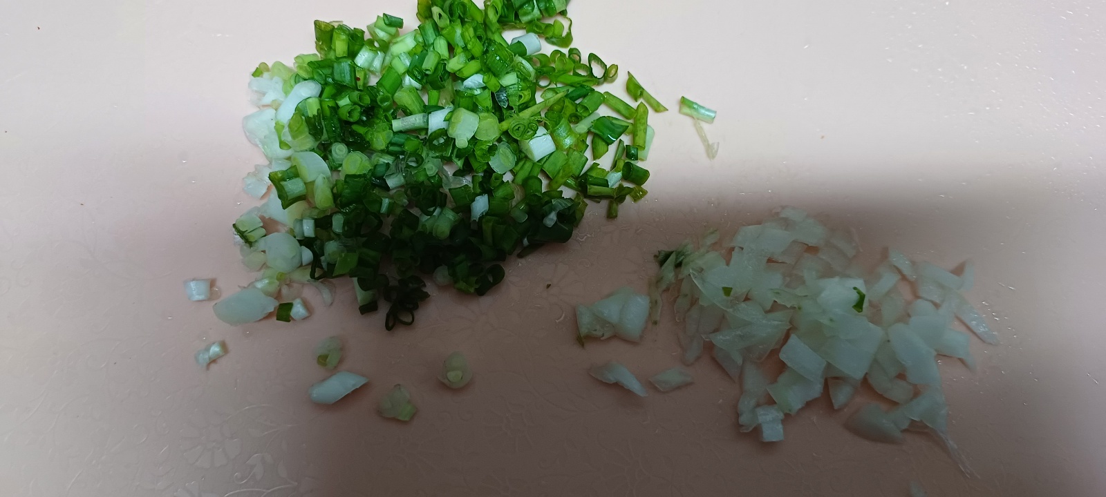 양념에 들어 갈 잔파와 양파 준비하기