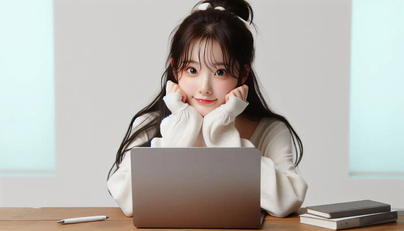 업비트-출금-24시간-출금제한을-알아보는-여성의-모습