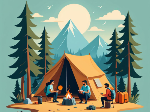 연천-구석기체험숲-캠핑하는사람들