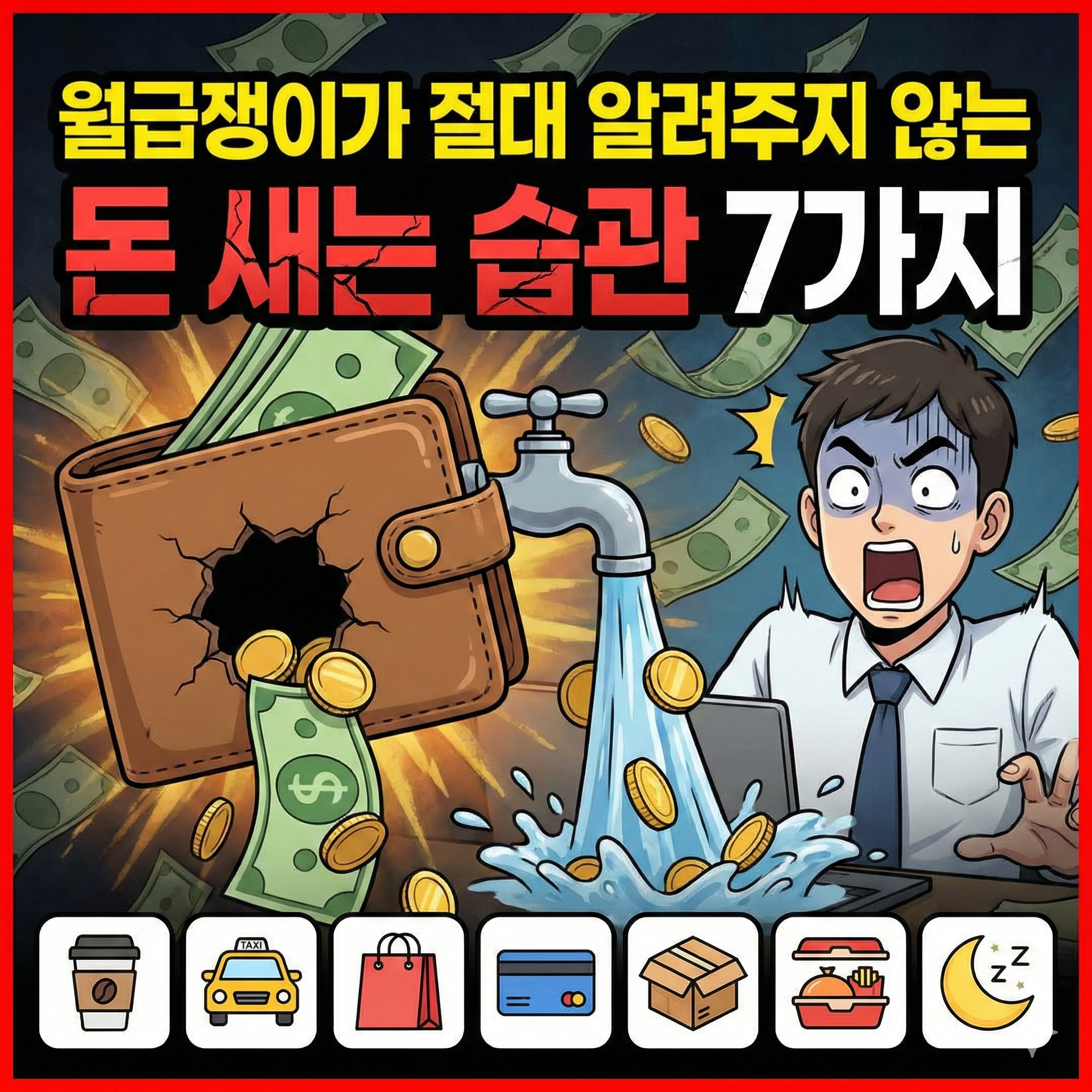 월급쟁이가 절대 알려주지 않는 돈 새는 습관 7가지